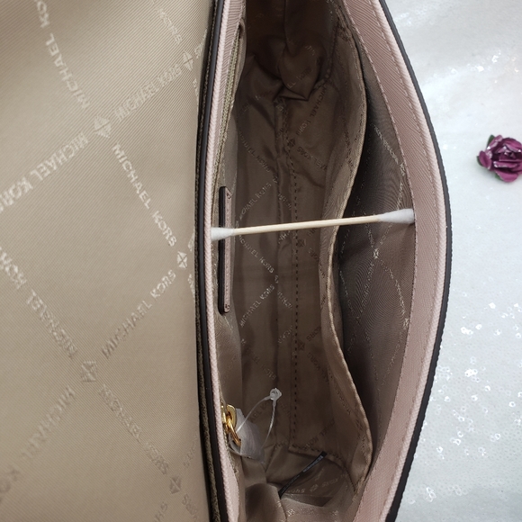 Michael Kors Logo Convertible Crossbody Jet Set Medium cute Pink stylish - Picture 12 of 16